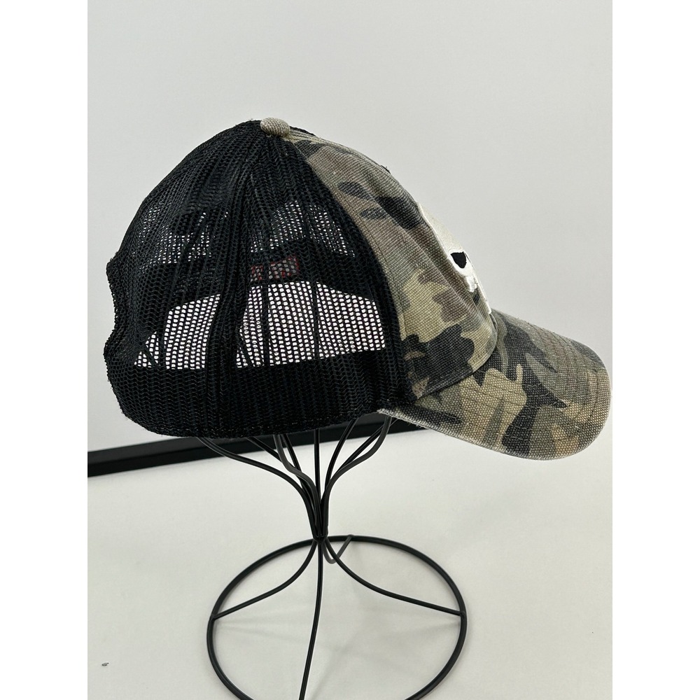 Marvel Punisher Skull Camp Trucker Hat Mesh napack Tactical Y2K Streetwear - Picture 5 of 9